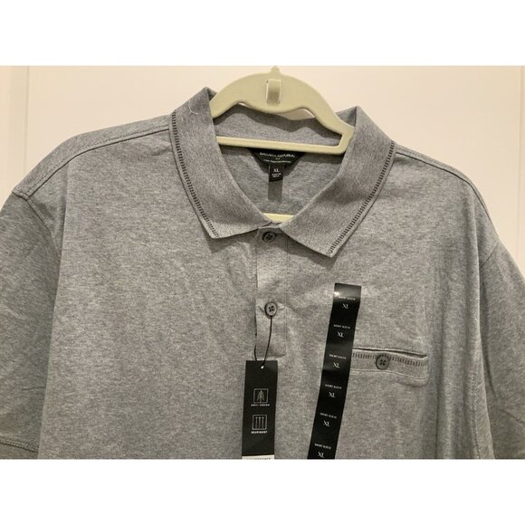 Banana Republic Polo XL Mens Luxe Touch Performance Gray S/S Size NWT - Picture 3 of 9